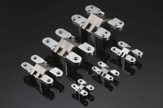 Acier inoxydable imperméable de mortaise de charnière invisible réglable intérieure de bâti