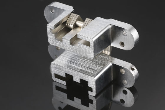 Porte d'oscillation résistante antirouille se pliante en alliage de zinc de charnière invisible de bâti de mortaise