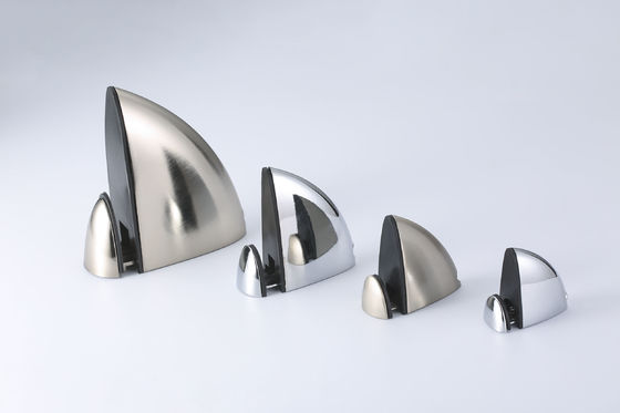 Antirust Sturdy Glass Shelf Clips Aluminium Material Wear Resistant